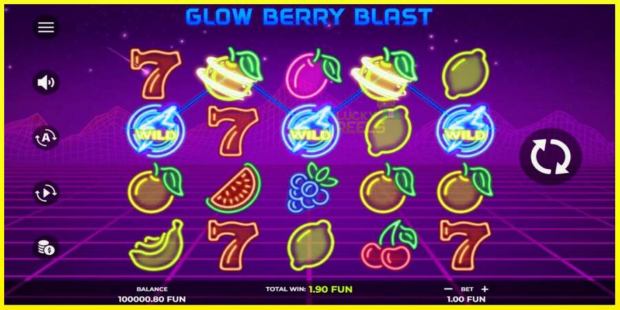 Glow Berry Blast מכונת משחק לכסף, תְמוּנָה 2