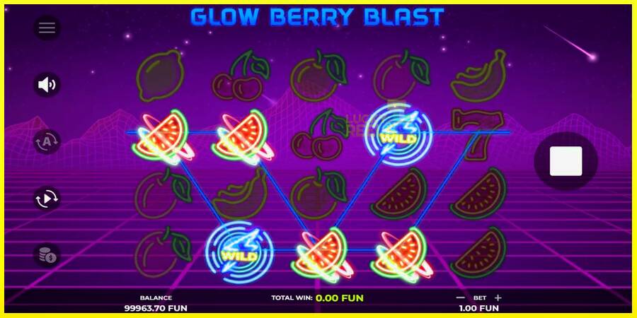 Glow Berry Blast מכונת משחק לכסף, תְמוּנָה 3