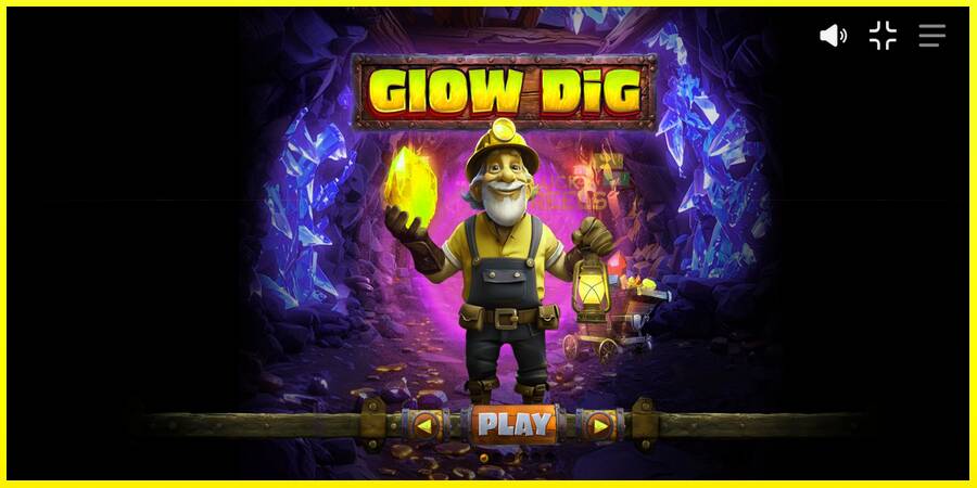 Glow Dig מכונת משחק לכסף, תְמוּנָה 1