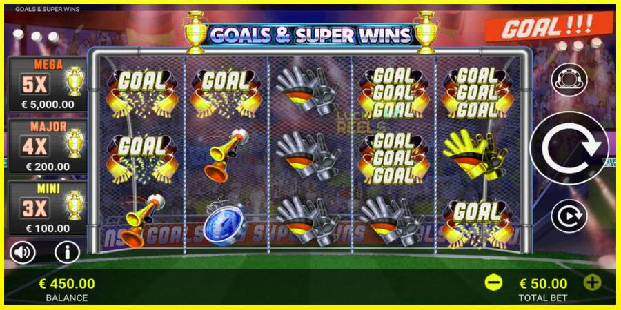 Goals & Super Wins מכונת משחק לכסף, תְמוּנָה 2