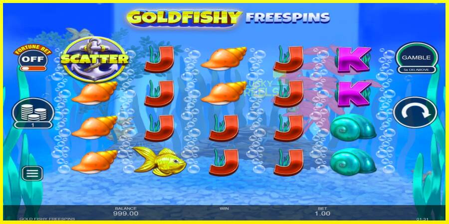 Gold Fishy Free Spins מכונת משחק לכסף, תְמוּנָה 2