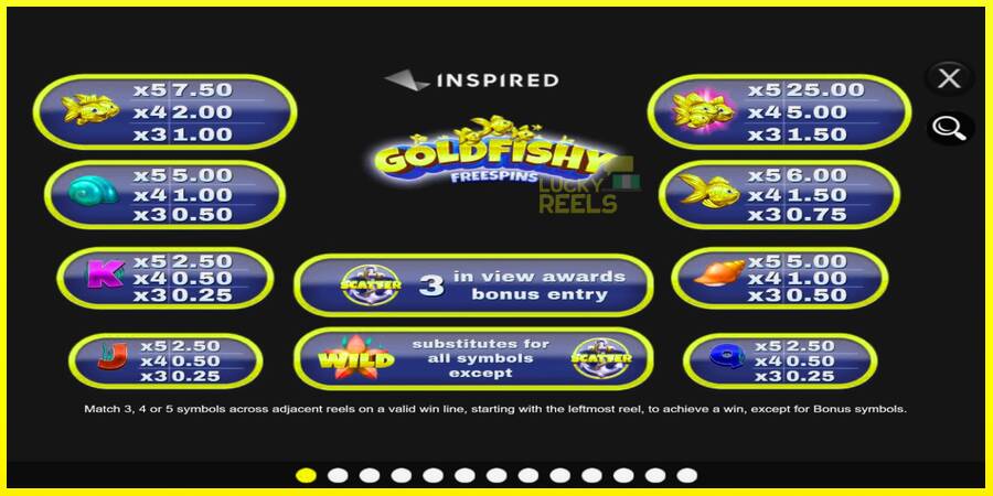 Gold Fishy Free Spins מכונת משחק לכסף, תְמוּנָה 4