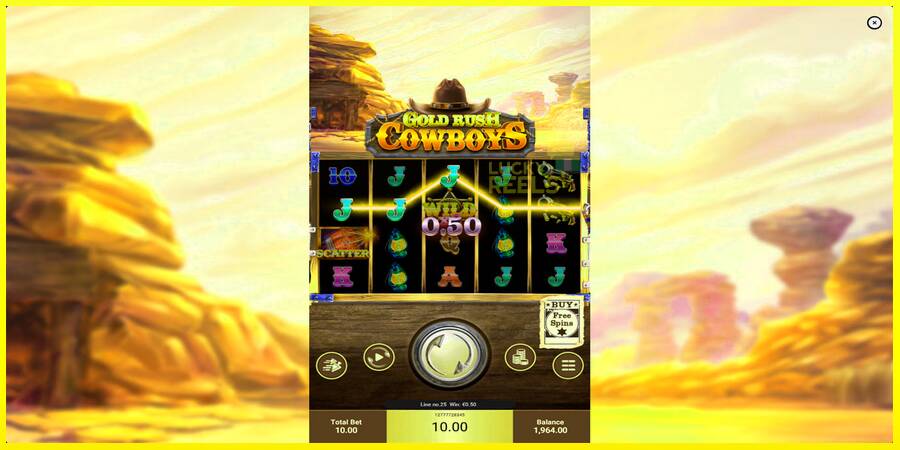 Gold Rush Cowboys מכונת משחק לכסף, תְמוּנָה 4