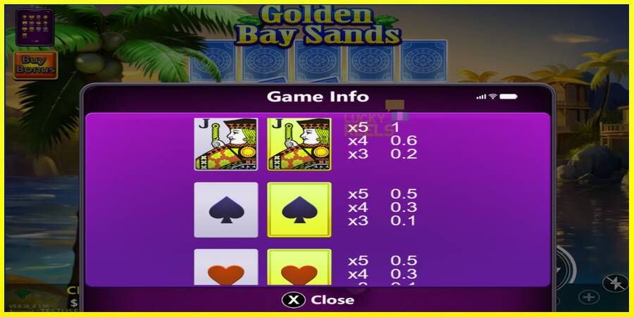 Golden Bay Sands מכונת משחק לכסף, תְמוּנָה 5