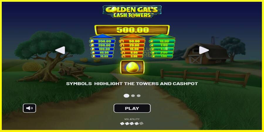 Golden Gal’s Cash Tower מכונת משחק לכסף, תְמוּנָה 1