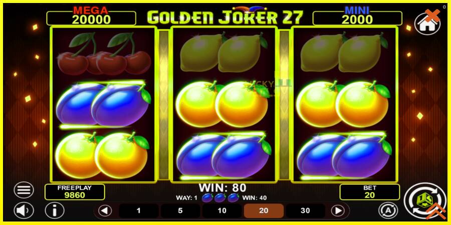 Golden Joker 27 Hold & Win מכונת משחק לכסף, תְמוּנָה 4