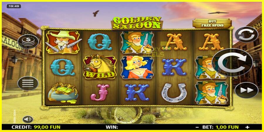 Golden Saloon מכונת משחק לכסף, תְמוּנָה 2