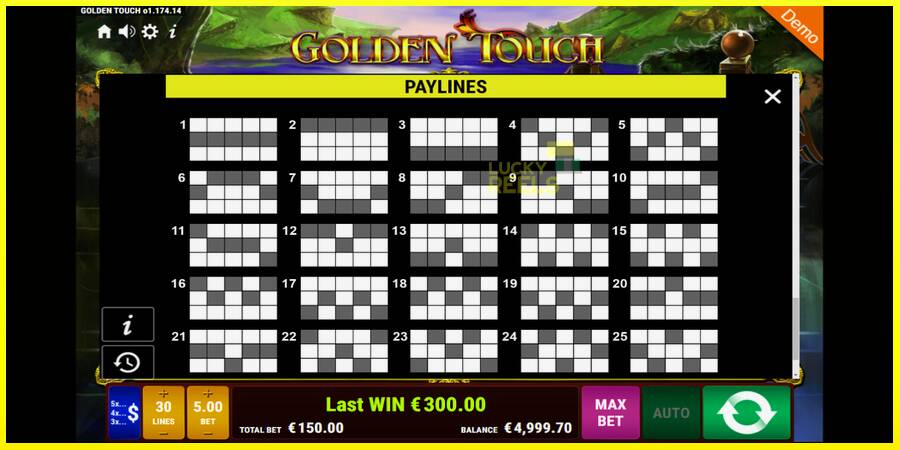 Golden Touch מכונת משחק לכסף, תְמוּנָה 7