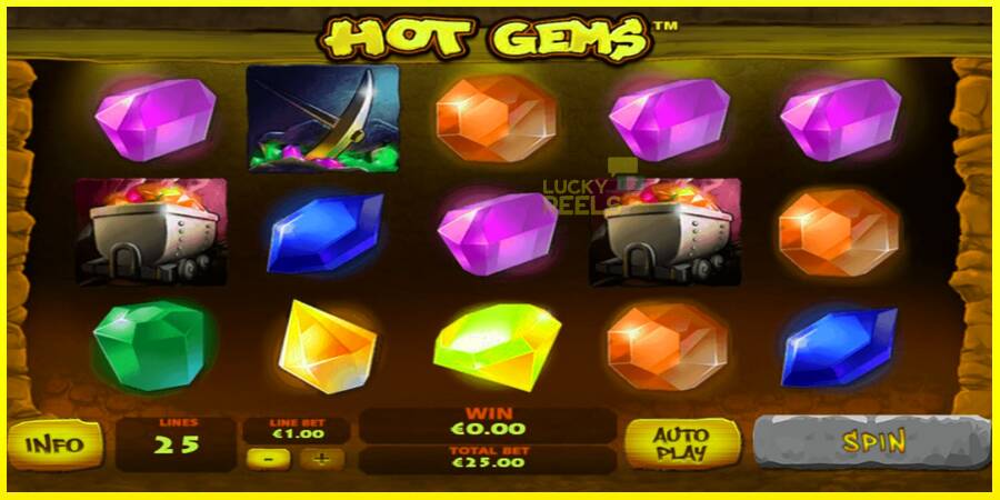 Hot Gems מכונת משחק לכסף, תְמוּנָה 1