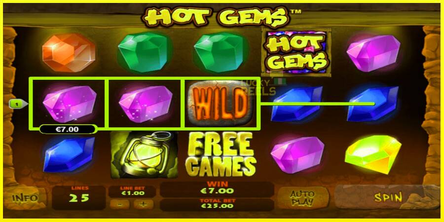 Hot Gems מכונת משחק לכסף, תְמוּנָה 2