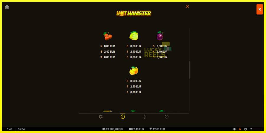 Hot Hamster מכונת משחק לכסף, תְמוּנָה 7