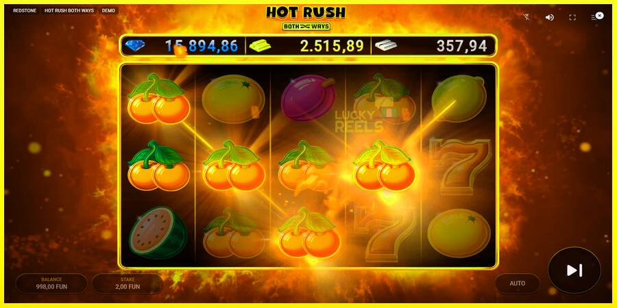 Hot Rush Both Ways מכונת משחק לכסף, תְמוּנָה 2