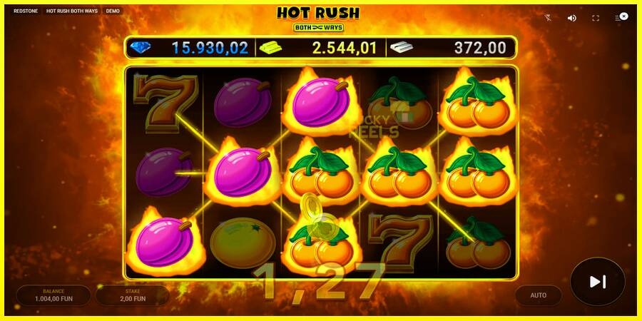 Hot Rush Both Ways מכונת משחק לכסף, תְמוּנָה 3