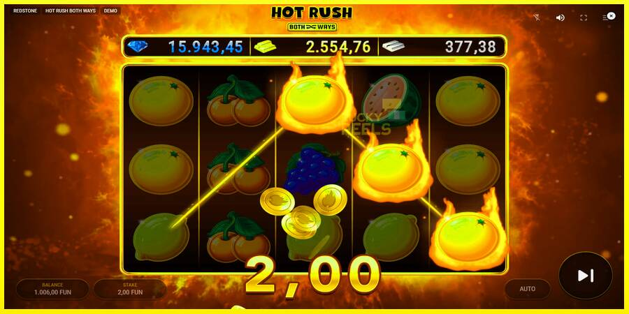 Hot Rush Both Ways מכונת משחק לכסף, תְמוּנָה 4