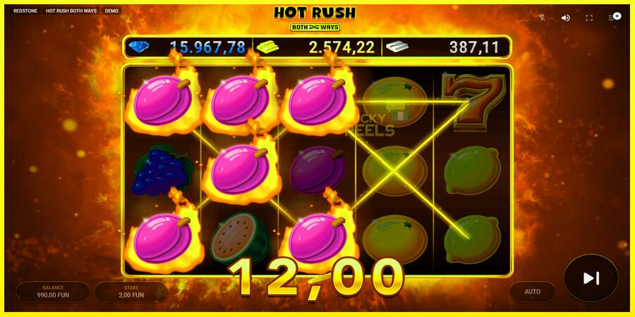 Hot Rush Both Ways מכונת משחק לכסף, תְמוּנָה 5