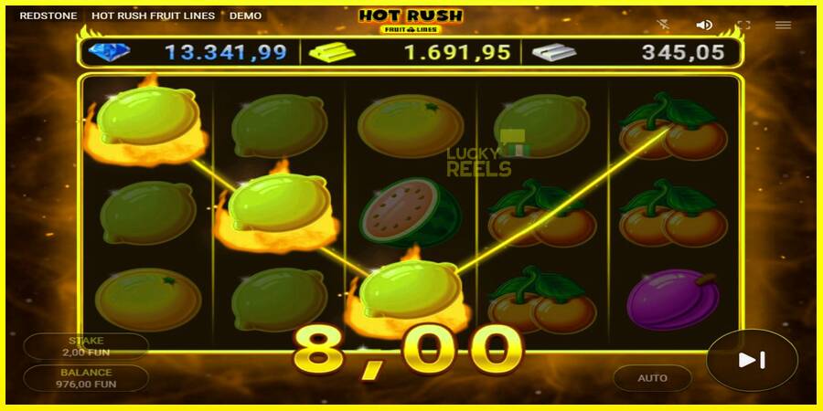 Hot Rush Fruit Lines מכונת משחק לכסף, תְמוּנָה 3