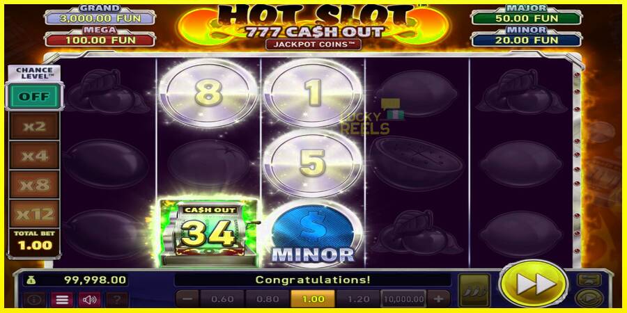 Hot Slot: 777 Cash Out Grand Platinum Edition מכונת משחק לכסף, תְמוּנָה 2