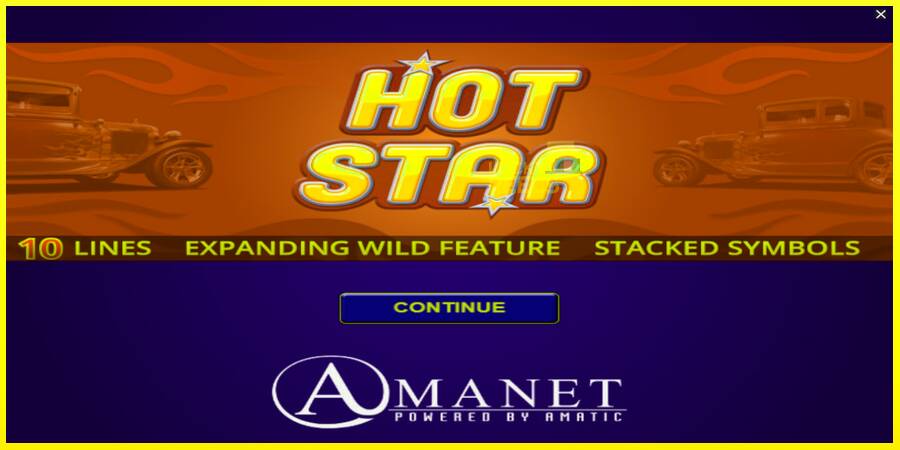 Hot Star מכונת משחק לכסף, תְמוּנָה 1