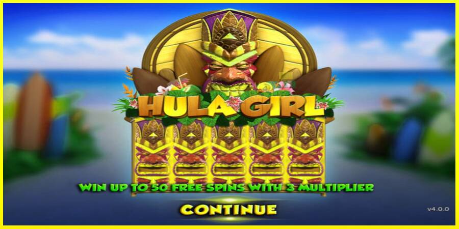 Hula Girl מכונת משחק לכסף, תְמוּנָה 1