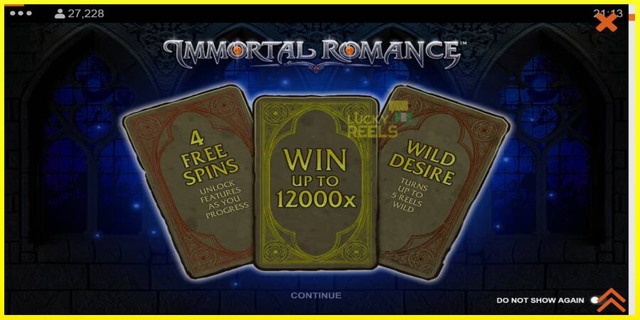 Immortal Romance מכונת משחק לכסף, תְמוּנָה 1