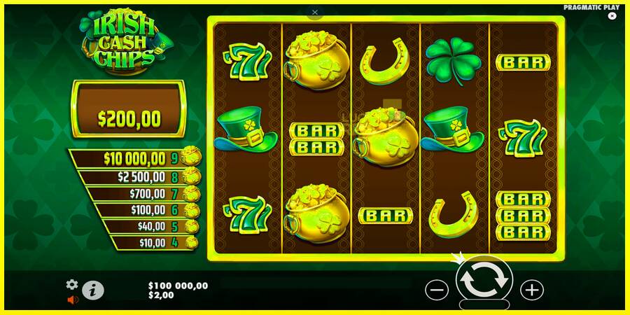 Irish Cash Chips מכונת משחק לכסף, תְמוּנָה 1