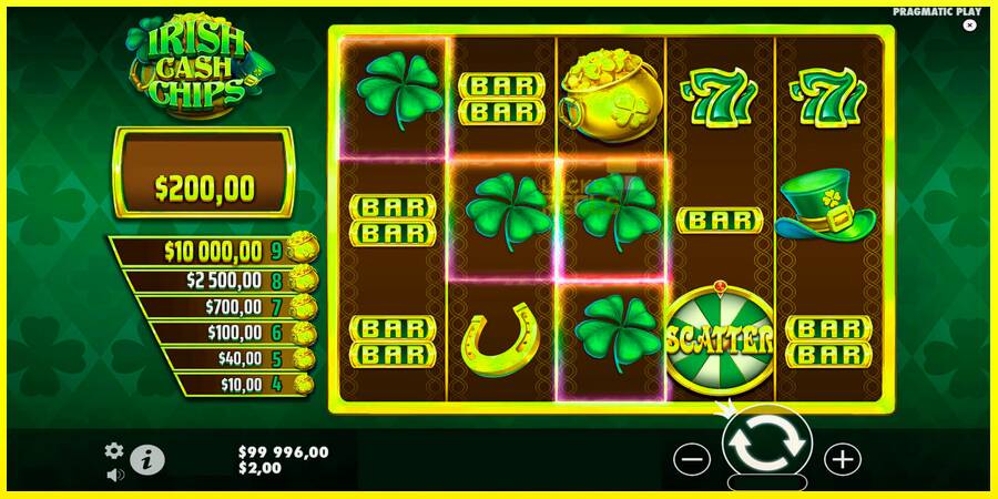 Irish Cash Chips מכונת משחק לכסף, תְמוּנָה 2