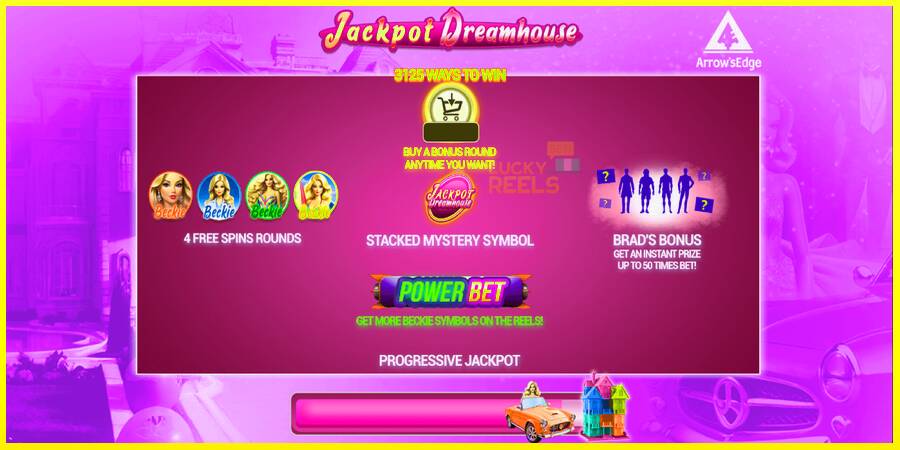 Jackpot Dreamhouse מכונת משחק לכסף, תְמוּנָה 1