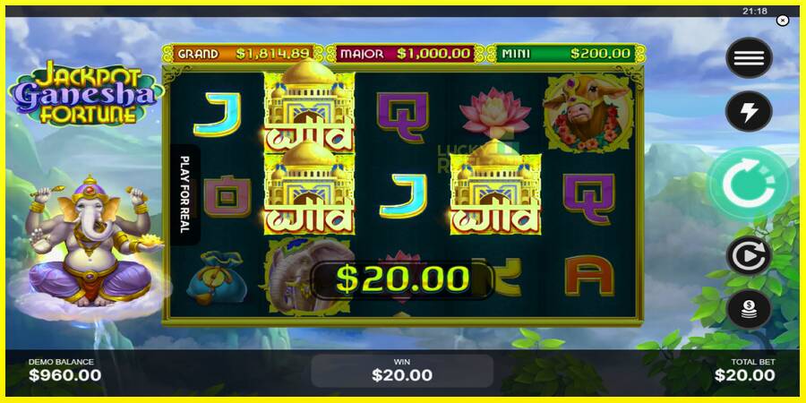 Jackpot Ganesha Fortune מכונת משחק לכסף, תְמוּנָה 4