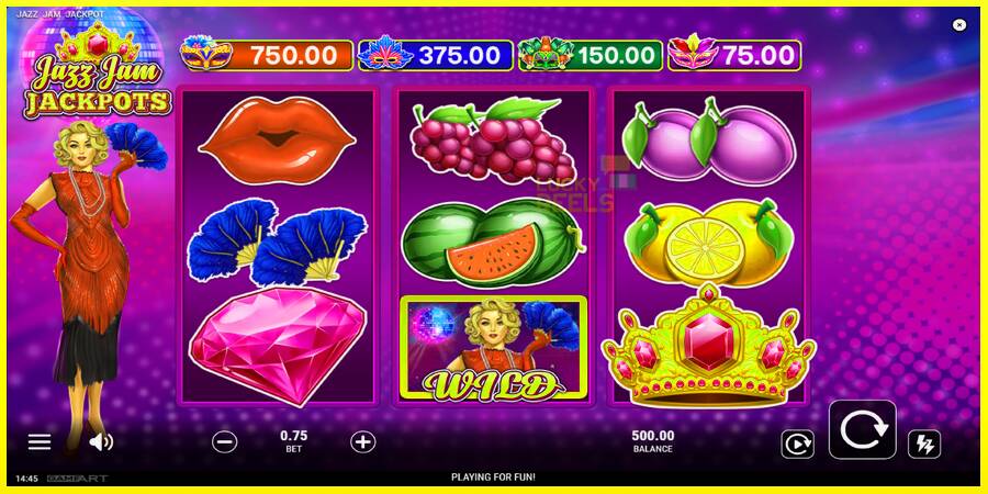 Jazz Jam Jackpots מכונת משחק לכסף, תְמוּנָה 2