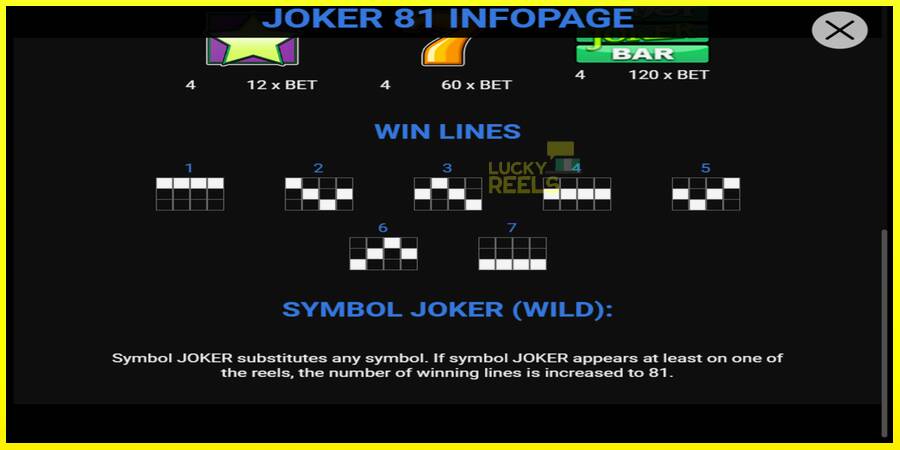 Joker 81 מכונת משחק לכסף, תְמוּנָה 4