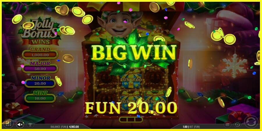 Jolly Bonus Wins מכונת משחק לכסף, תְמוּנָה 3