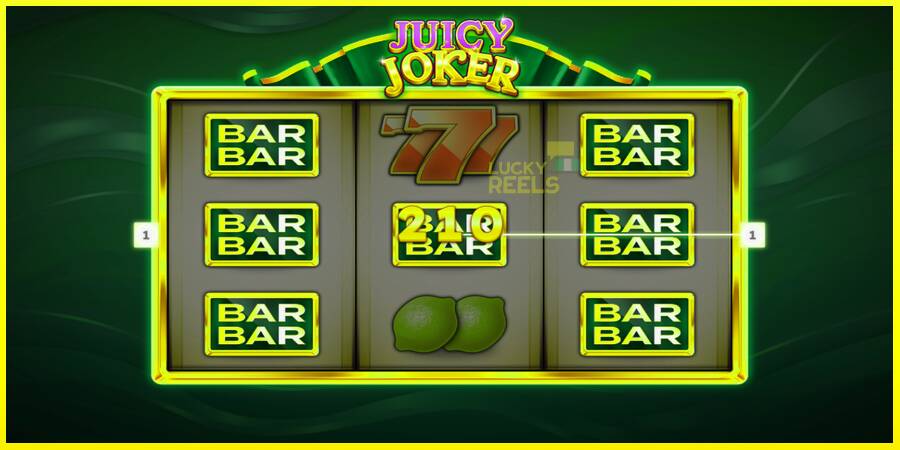 Juicy Joker מכונת משחק לכסף, תְמוּנָה 2