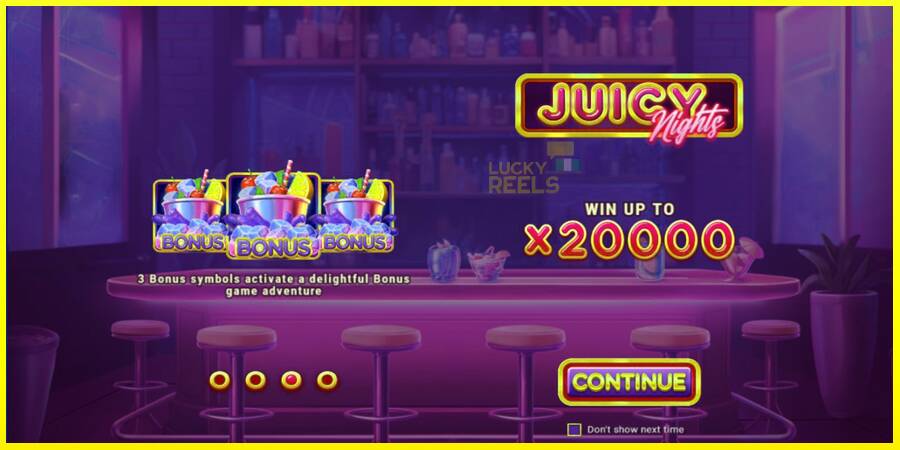 Juicy Nights מכונת משחק לכסף, תְמוּנָה 1