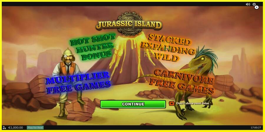 Jurassic Island מכונת משחק לכסף, תְמוּנָה 1