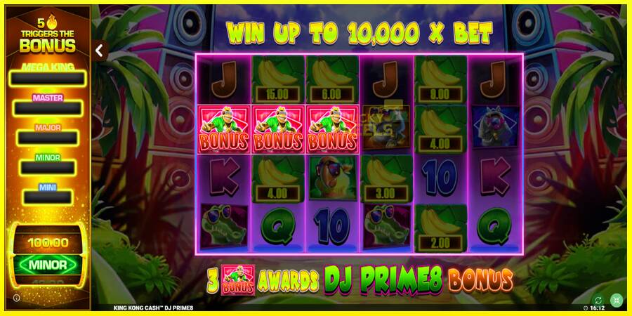 King Kong Cash DJ Prime8 Rapid Fire Jackpots מכונת משחק לכסף, תְמוּנָה 1