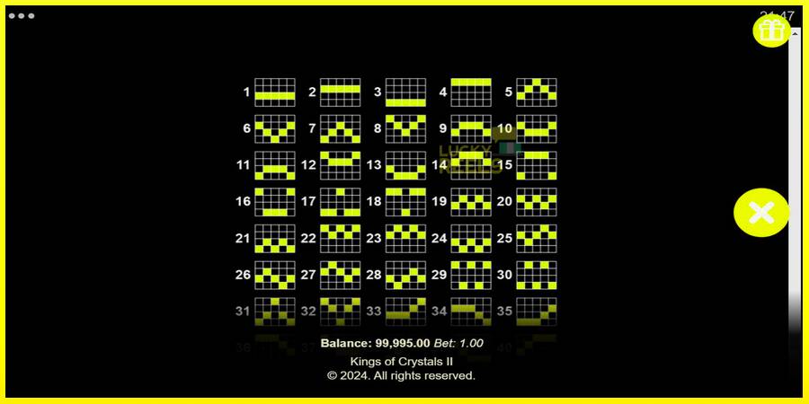 Kings of Crystals II Power Combo מכונת משחק לכסף, תְמוּנָה 7