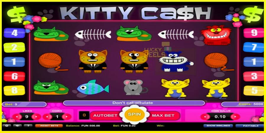 Kitty Cash מכונת משחק לכסף, תְמוּנָה 1