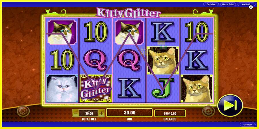 Kitty Glitter מכונת משחק לכסף, תְמוּנָה 3