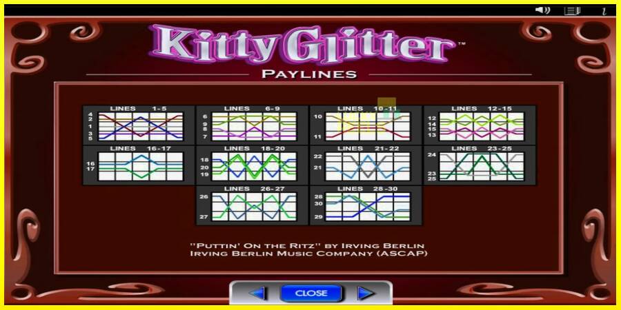 Kitty Glitter מכונת משחק לכסף, תְמוּנָה 7