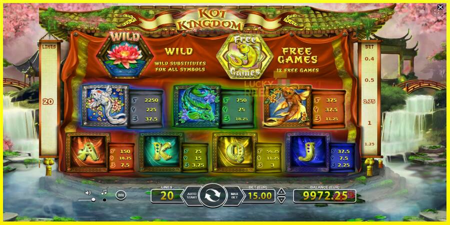 Koi Kingdom מכונת משחק לכסף, תְמוּנָה 5