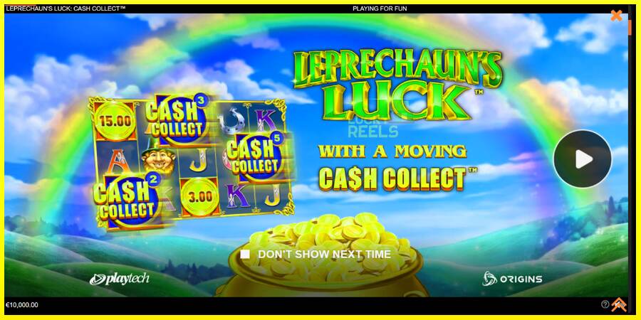 Leprechauns Luck Cash Collect Megaways PowerPlay Jackpot מכונת משחק לכסף, תְמוּנָה 1