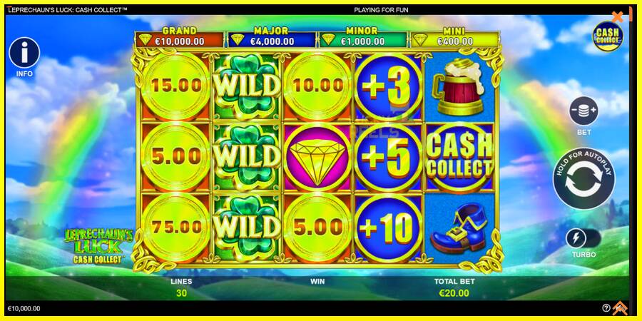 Leprechauns Luck Cash Collect Megaways PowerPlay Jackpot מכונת משחק לכסף, תְמוּנָה 2