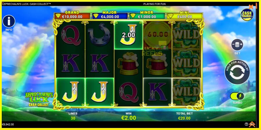 Leprechauns Luck Cash Collect Megaways PowerPlay Jackpot מכונת משחק לכסף, תְמוּנָה 3