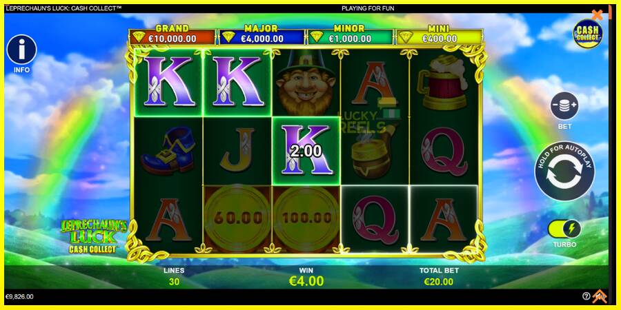 Leprechauns Luck Cash Collect Megaways PowerPlay Jackpot מכונת משחק לכסף, תְמוּנָה 4