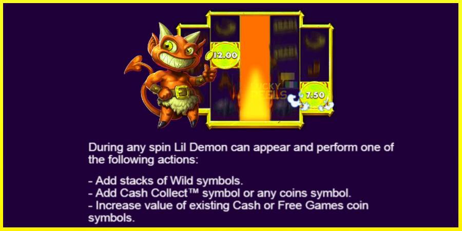 Lil Demon Mega Cash Collect מכונת משחק לכסף, תְמוּנָה 5