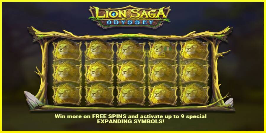 Lion Saga Odyssey מכונת משחק לכסף, תְמוּנָה 3