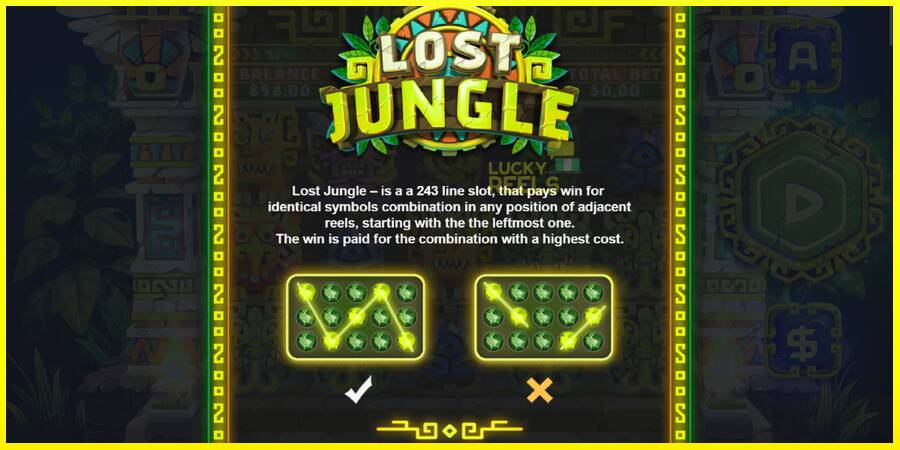 Lost Jungle מכונת משחק לכסף, תְמוּנָה 5