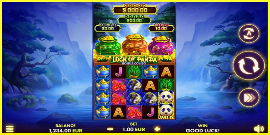 Luck of Panda Bonus Combo מכונת משחק לכסף, תְמוּנָה 1