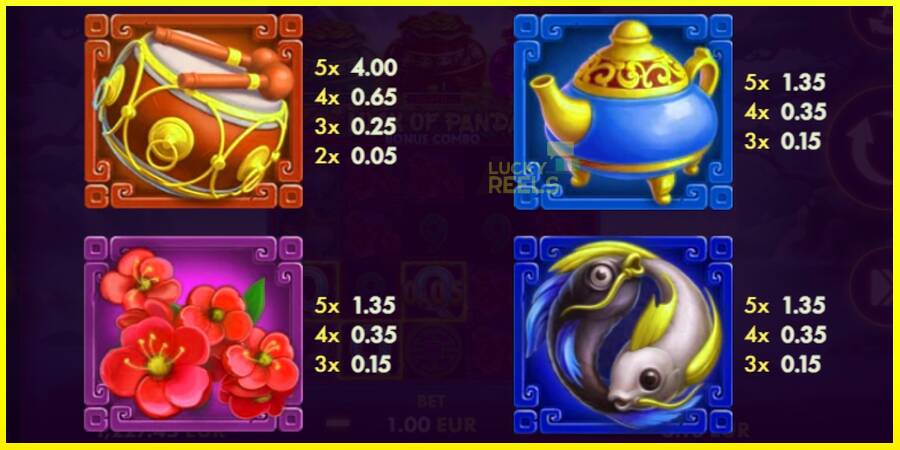 Luck of Panda Bonus Combo מכונת משחק לכסף, תְמוּנָה 4