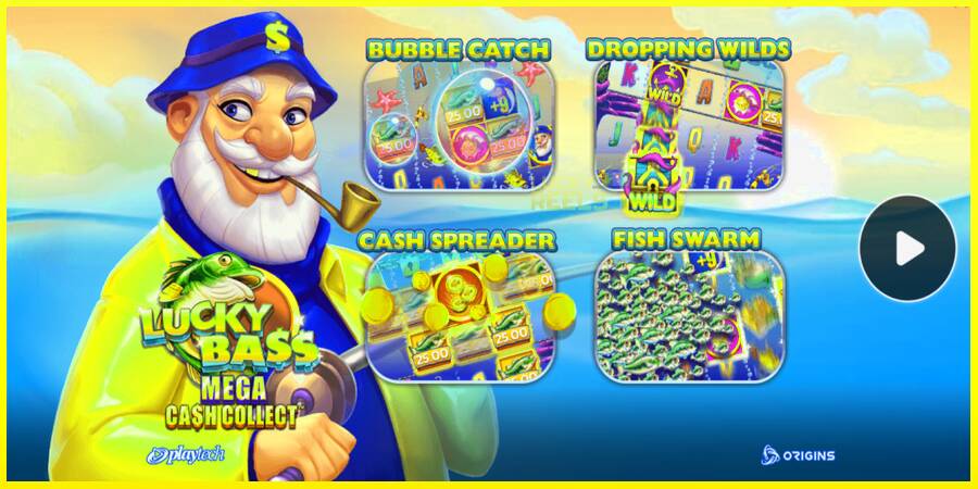 Lucky Bass Mega Cash Collect מכונת משחק לכסף, תְמוּנָה 1